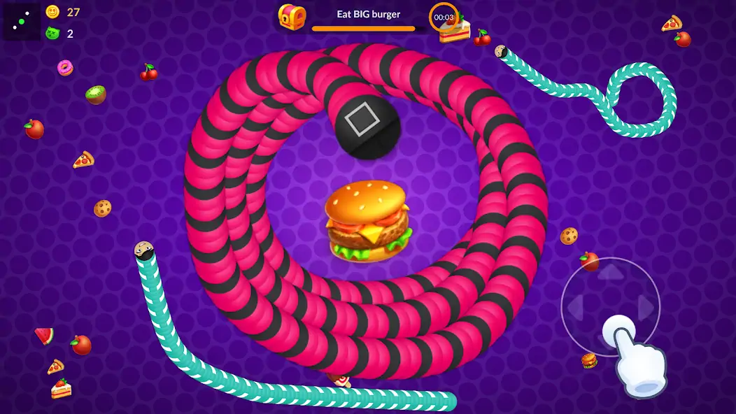 Download Snake vs Worms: Fun .io Zone [MOD, Unlimited money/coins] + Hack [MOD, Menu] for Android