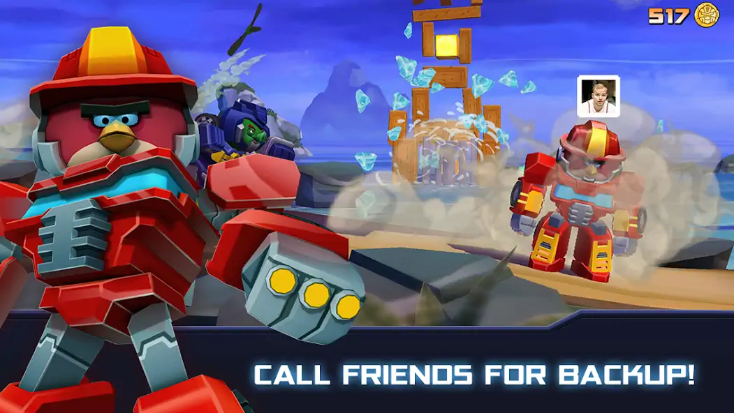 Download Angry Birds Transformers [MOD, Unlimited money/coins] + Hack [MOD, Menu] for Android