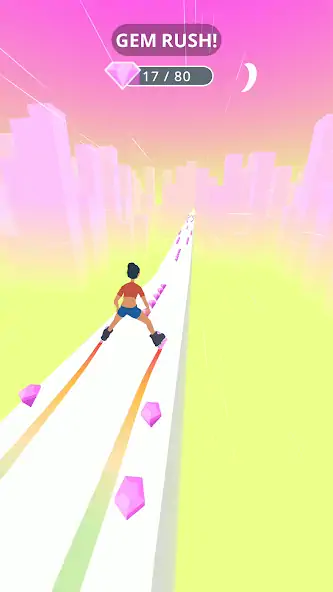 Download Sky Roller: Rainbow Skating [MOD, Unlimited money/coins] + Hack [MOD, Menu] for Android