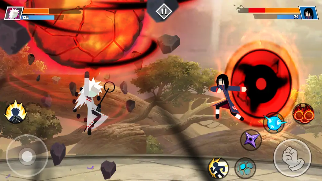 Download Stickman Shinobi Fighting [MOD, Unlimited coins] + Hack [MOD, Menu] for Android