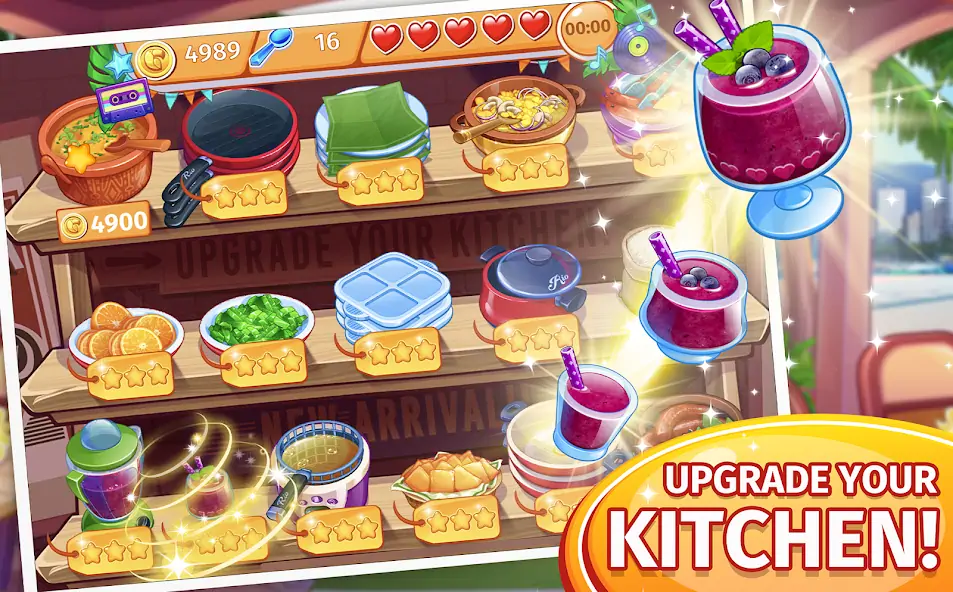 Download Cooking Craze: Restaurant Game [MOD, Unlimited money/gems] + Hack [MOD, Menu] for Android