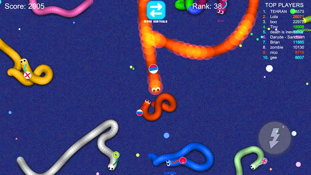 Download Worms Snake Zone Battle .io [MOD, Unlimited money/coins] + Hack [MOD, Menu] for Android