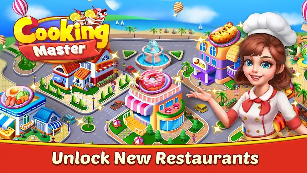 Download Cooking Master:Restaurant Game [MOD, Unlimited coins] + Hack [MOD, Menu] for Android