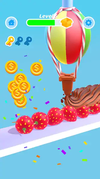 Download Perfect Cream: Icing Cake Game [MOD, Unlimited money] + Hack [MOD, Menu] for Android