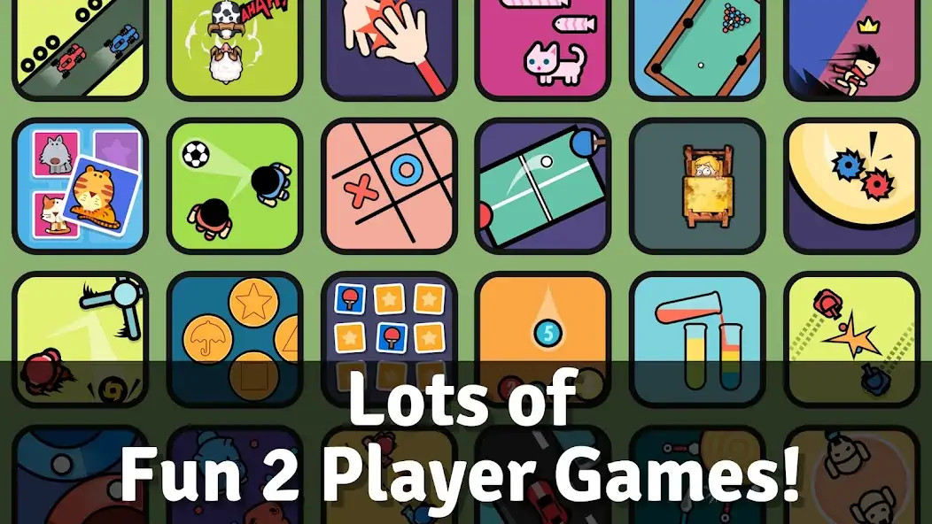 Download Two Player Games: 2 Player 1v1 [MOD, Unlimited coins] + Hack [MOD, Menu] for Android