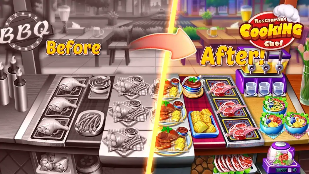 Download Restaurant Cooking Chef [MOD, Unlimited money] + Hack [MOD, Menu] for Android