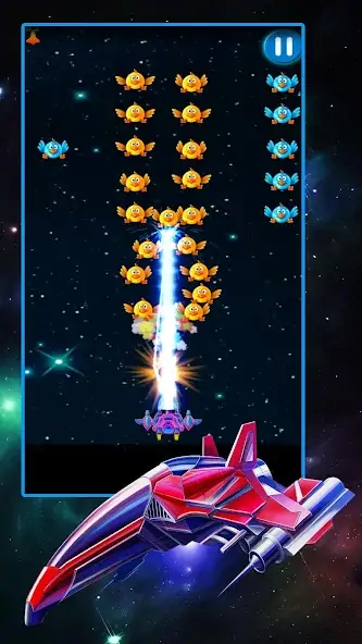 Download Chicken Shooter: Galaxy Attack [MOD, Unlimited coins] + Hack [MOD, Menu] for Android