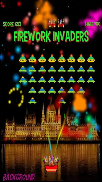Download Firework Invaders [MOD, Unlimited money/coins] + Hack [MOD, Menu] for Android