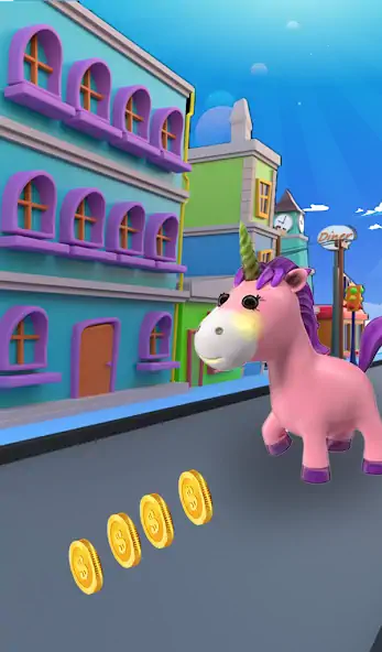 Download Unicorn Magical Running Mania [MOD, Unlimited coins] + Hack [MOD, Menu] for Android