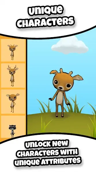 Download Deer Crossing - Endless Runner [MOD, Unlimited money/coins] + Hack [MOD, Menu] for Android