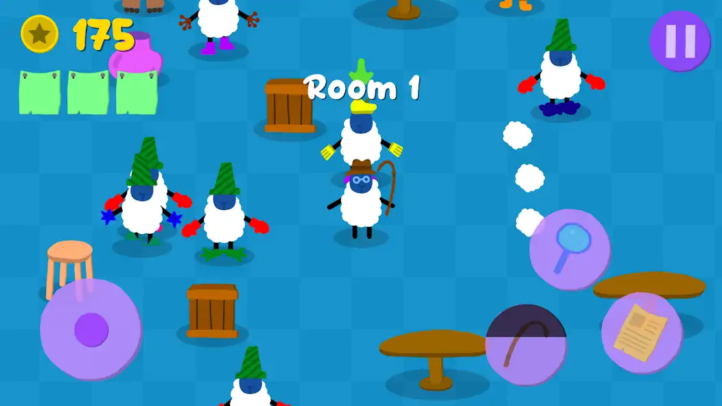 Download Detective Sheep [MOD, Unlimited coins] + Hack [MOD, Menu] for Android