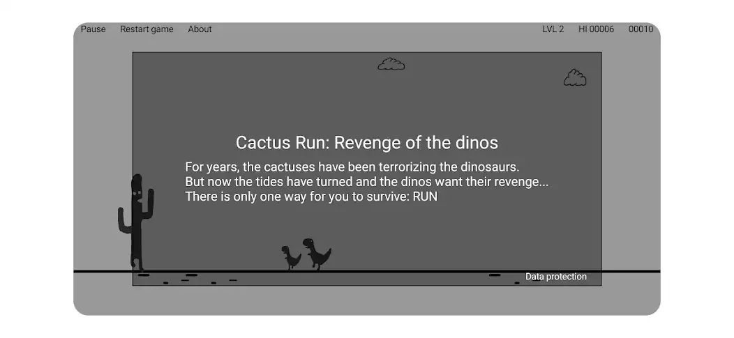 Download Cactus Run: The Dinos' revenge [MOD, Unlimited money/coins] + Hack [MOD, Menu] for Android