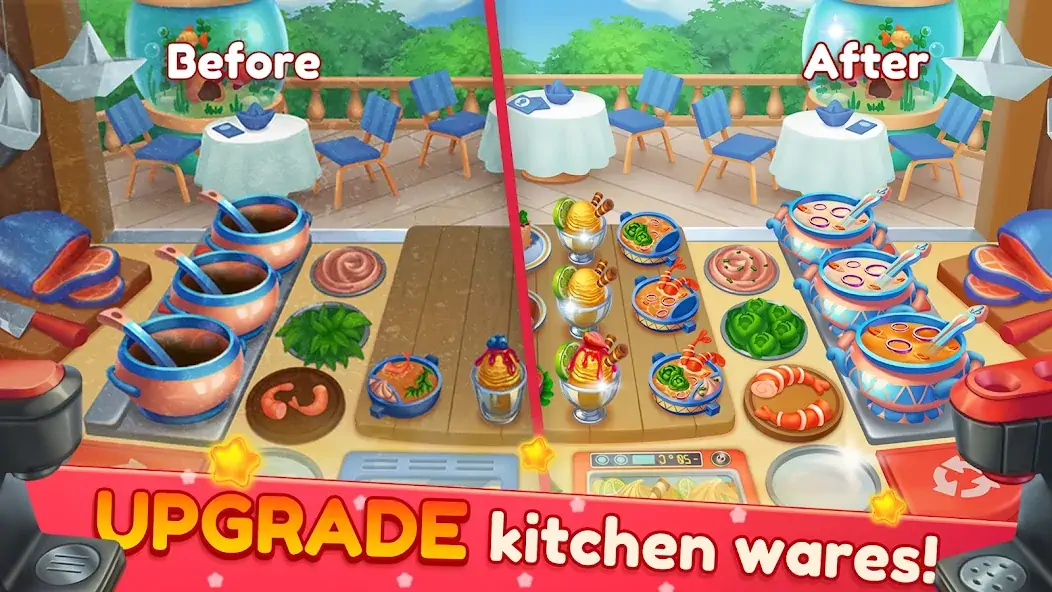 Download Cooking Artist: Kitchen Game [MOD, Unlimited money/gems] + Hack [MOD, Menu] for Android