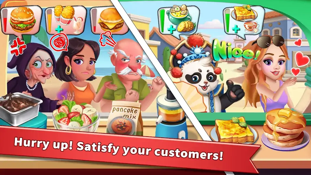 Download Rising Super Chef - Cook Fast [MOD, Unlimited money/gems] + Hack [MOD, Menu] for Android