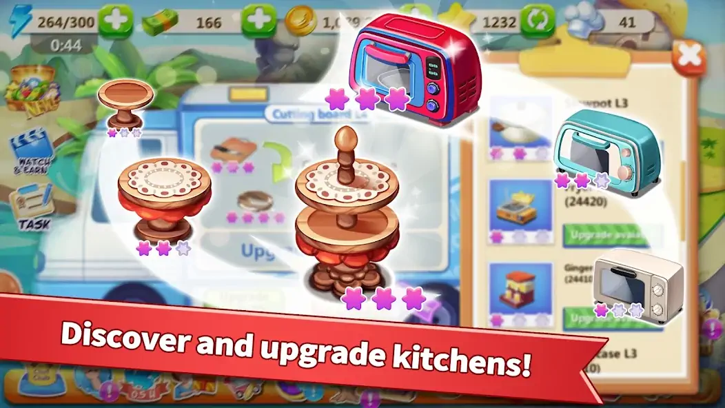 Download Rising Super Chef - Cook Fast [MOD, Unlimited money/gems] + Hack [MOD, Menu] for Android