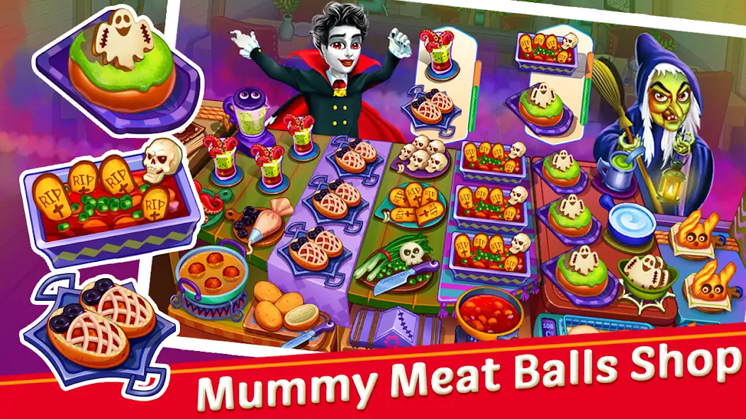 Download Halloween Cooking Games [MOD, Unlimited money/coins] + Hack [MOD, Menu] for Android