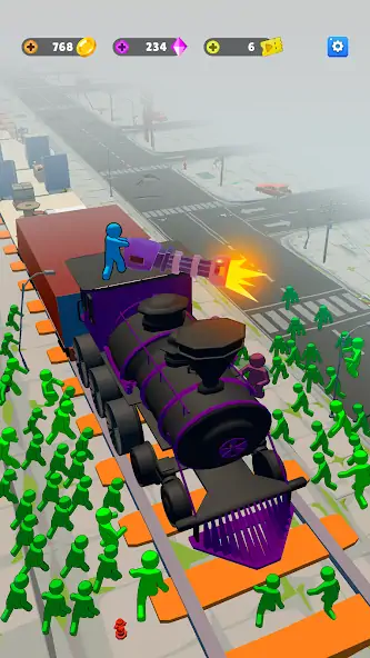 Download Train Defense: Zombie Game [MOD, Unlimited money/coins] + Hack [MOD, Menu] for Android