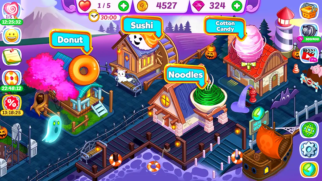 Download Halloween Madness Cooking Game [MOD, Unlimited coins] + Hack [MOD, Menu] for Android