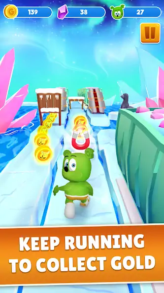 Download Gummy Bear Run: Endless Runner [MOD, Unlimited money/coins] + Hack [MOD, Menu] for Android