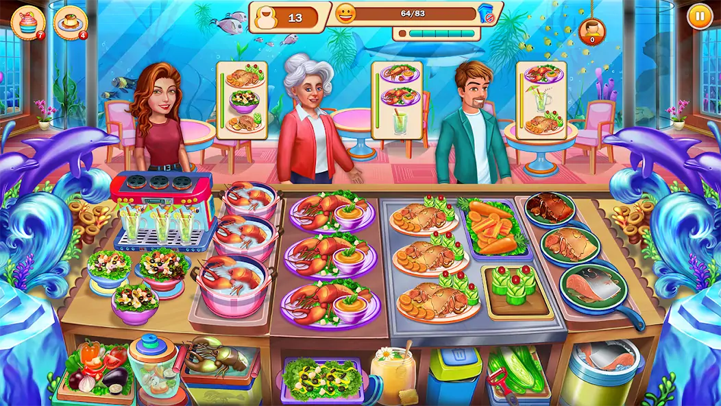 Download Food Cooking: Chef Restaurant [MOD, Unlimited money/coins] + Hack [MOD, Menu] for Android