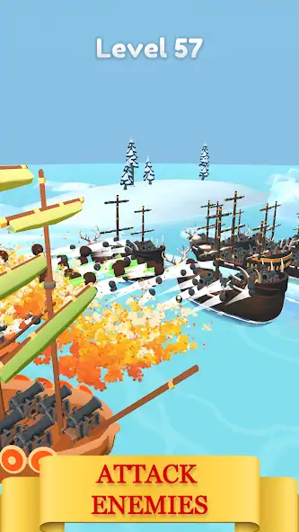 Download Merge Pirates [MOD, Unlimited coins] + Hack [MOD, Menu] for Android