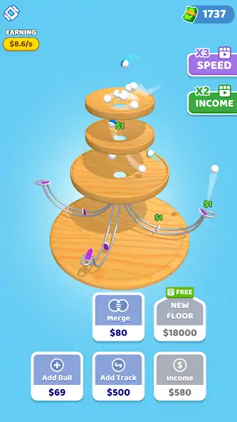 Download Spinning Balls [MOD, Unlimited coins] + Hack [MOD, Menu] for Android