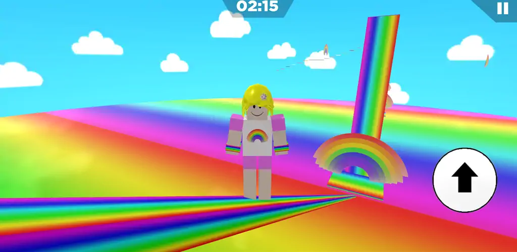 Download Rainbow Parkour sweet Girl [MOD, Unlimited money/coins] + Hack [MOD, Menu] for Android