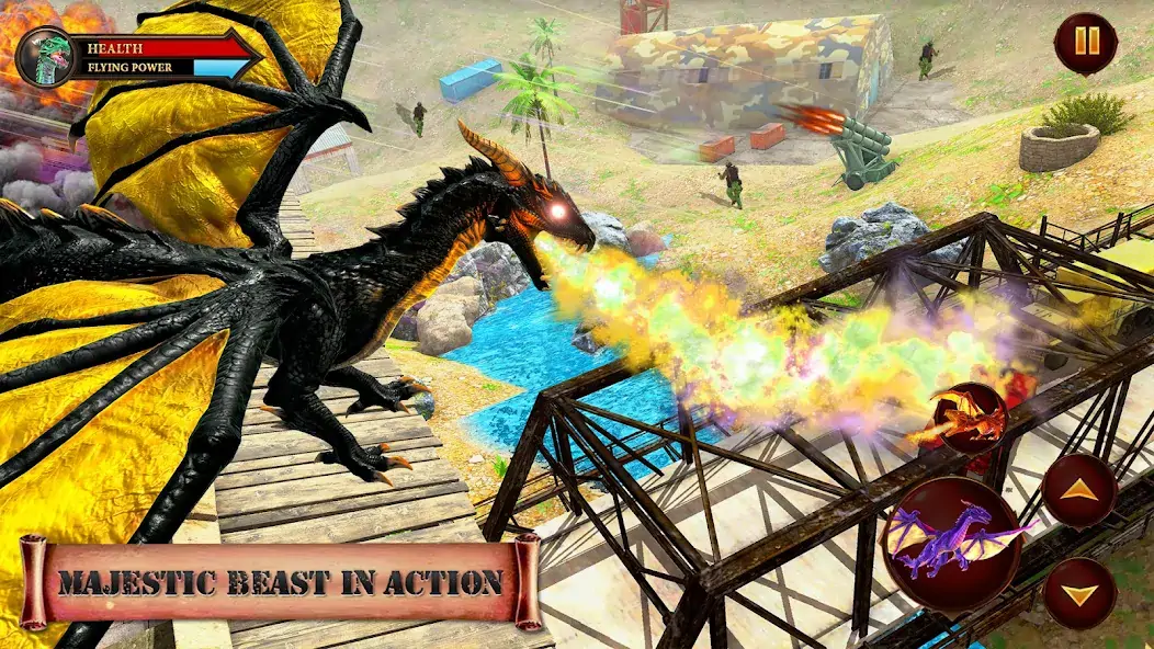 Download Flying Dragon Games Simulator [MOD, Unlimited money] + Hack [MOD, Menu] for Android