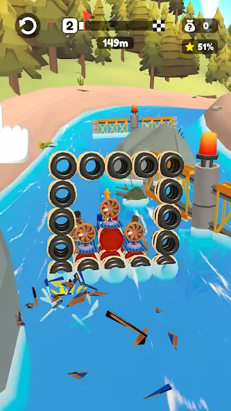 Download Raft Racing [MOD, Unlimited coins] + Hack [MOD, Menu] for Android