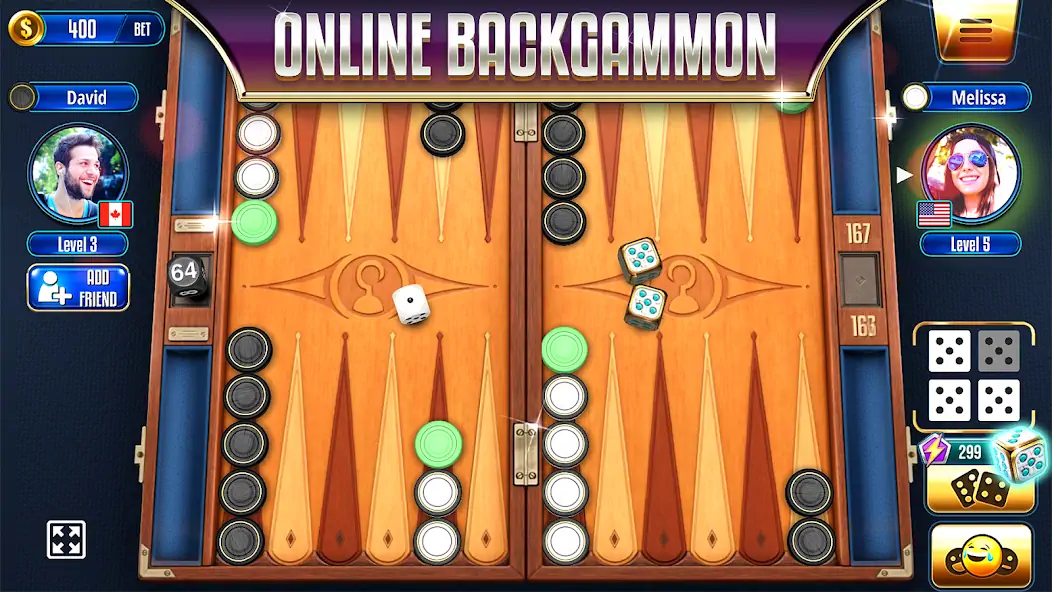 Download Backgammon Legends Online [MOD, Unlimited money] + Hack [MOD, Menu] for Android