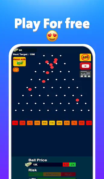 Download Plinko : Ball Falling [MOD, Unlimited money] + Hack [MOD, Menu] for Android