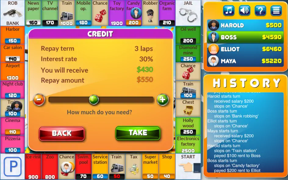 Download CrazyPoly - Business Dice Game [MOD, Unlimited money] + Hack [MOD, Menu] for Android
