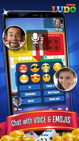 Download Ludo Comfun Online Live Game [MOD, Unlimited coins] + Hack [MOD, Menu] for Android