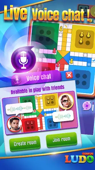 Download Ludo Comfun Online Live Game [MOD, Unlimited coins] + Hack [MOD, Menu] for Android