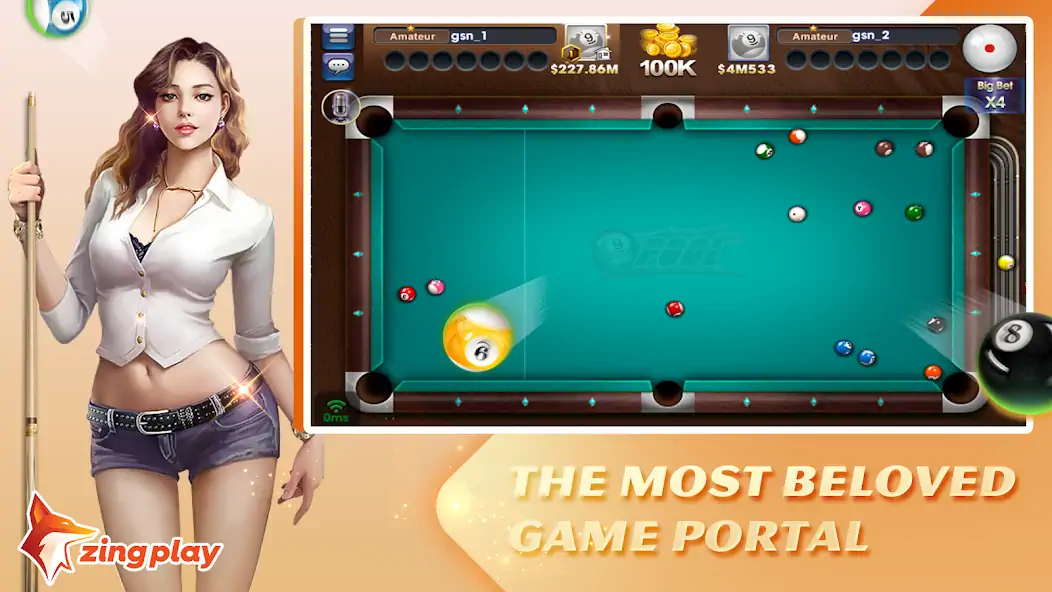 Download ZingPlay Games: Pool & Casual [MOD, Unlimited coins] + Hack [MOD, Menu] for Android