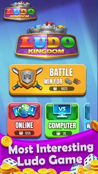 Download Ludo Kingdom Online Board Game [MOD, Unlimited money/gems] + Hack [MOD, Menu] for Android