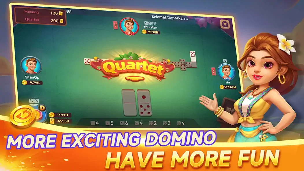 Download Duole Domino-Gaple QiuQiu Slot [MOD, Unlimited money/gems] + Hack [MOD, Menu] for Android