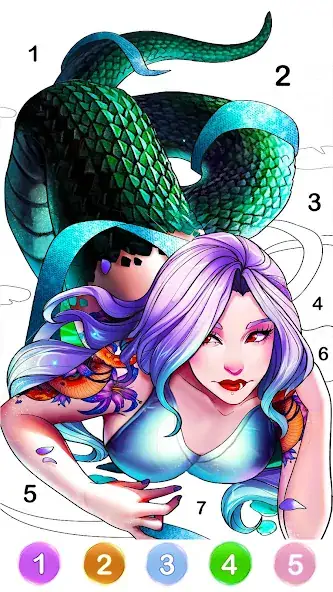 Download Fantasy Color- Coloring Games [MOD, Unlimited money/coins] + Hack [MOD, Menu] for Android