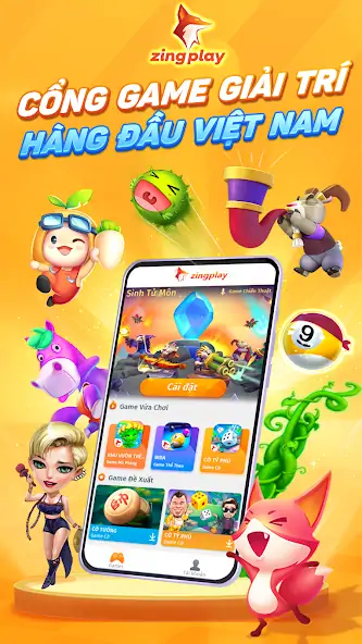 Download ZingPlay HD Cổng game giải trí [MOD, Unlimited money/gems] + Hack [MOD, Menu] for Android