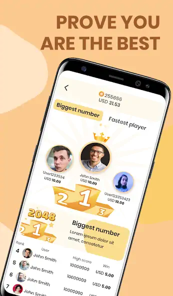 Download 2048 - Solve and earn money! [MOD, Unlimited money] + Hack [MOD, Menu] for Android