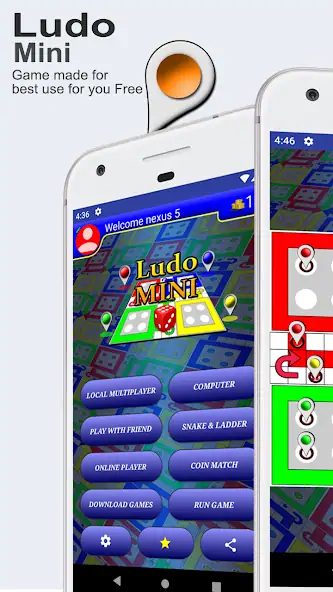 Download Ludo Mini [MOD, Unlimited coins] + Hack [MOD, Menu] for Android