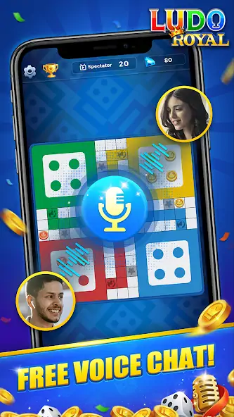 Download Ludo Royal - Happy Voice Chat [MOD, Unlimited money/coins] + Hack [MOD, Menu] for Android