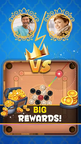 Download Carrom Royal: Carrom Disc Pool [MOD, Unlimited money/gems] + Hack [MOD, Menu] for Android