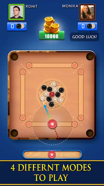 Download Carrom Royal: Carrom Disc Pool [MOD, Unlimited money/gems] + Hack [MOD, Menu] for Android