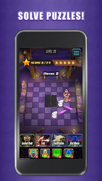 Download Triplekades: Chess Puzzle [MOD, Unlimited money/gems] + Hack [MOD, Menu] for Android