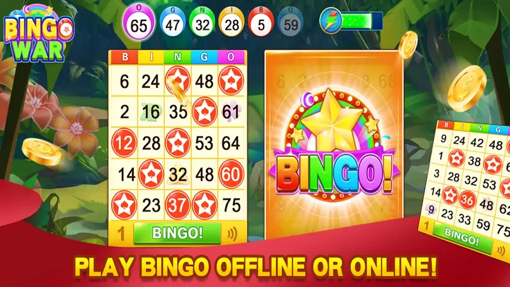 Download Bingo War -Bingo Games At Home [MOD, Unlimited money/coins] + Hack [MOD, Menu] for Android