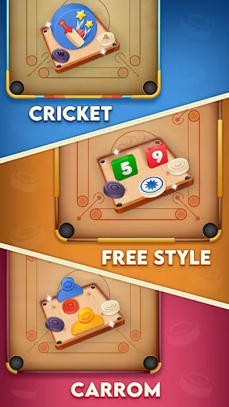 Download Carrom Cricket: Premier League [MOD, Unlimited money/coins] + Hack [MOD, Menu] for Android