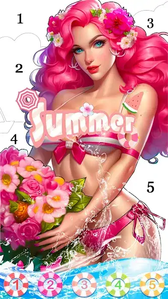 Download Summer Cool Coloring Games [MOD, Unlimited money] + Hack [MOD, Menu] for Android