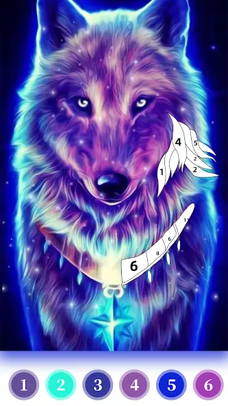 Download Wolf Coloring Book Color Game [MOD, Unlimited money] + Hack [MOD, Menu] for Android