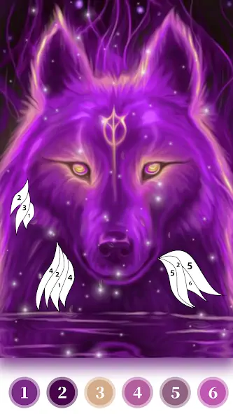 Download Wolf Coloring Book Color Game [MOD, Unlimited money] + Hack [MOD, Menu] for Android